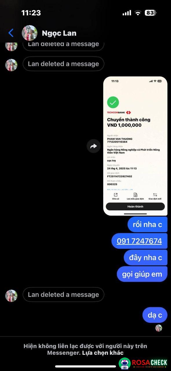 Evidence against pham van thuong